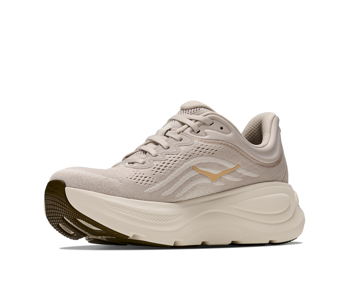 HOKA Women's Bondi 9 - RIVER ROCK GREY / ALABASTER (Wide)