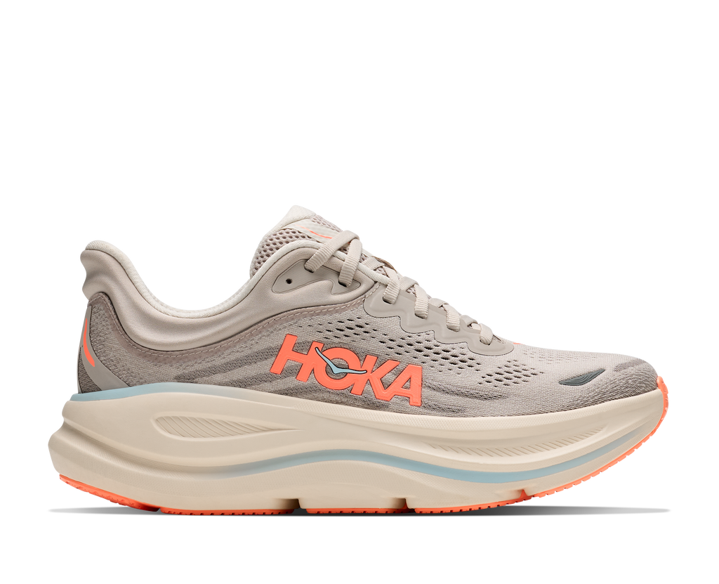 HOKA Women's Bondi 9 - RIVER ROCK GREY / MINERAL ORE