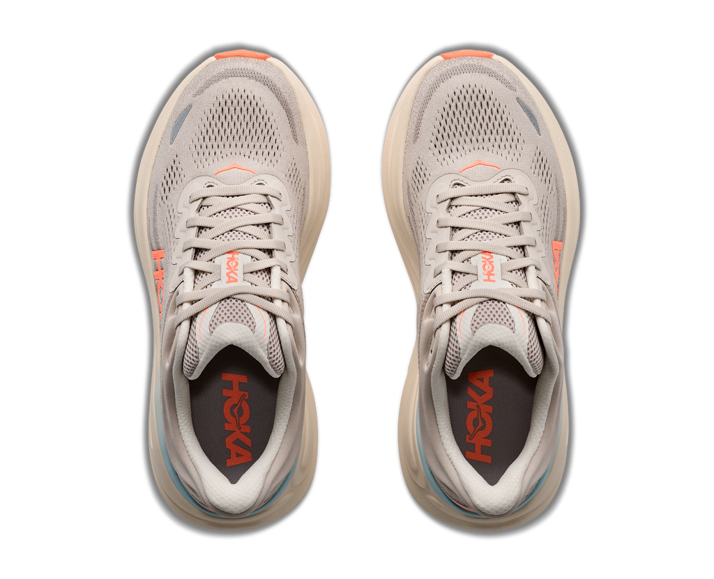 HOKA Women's Bondi 9 - RIVER ROCK GREY / MINERAL ORE