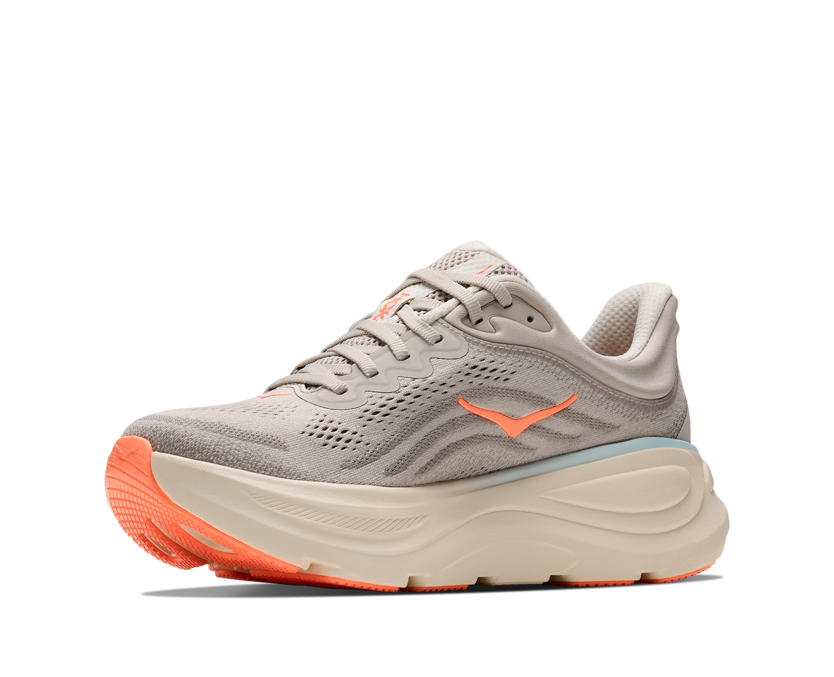 HOKA Women's Bondi 9 - RIVER ROCK GREY / MINERAL ORE (Wide)