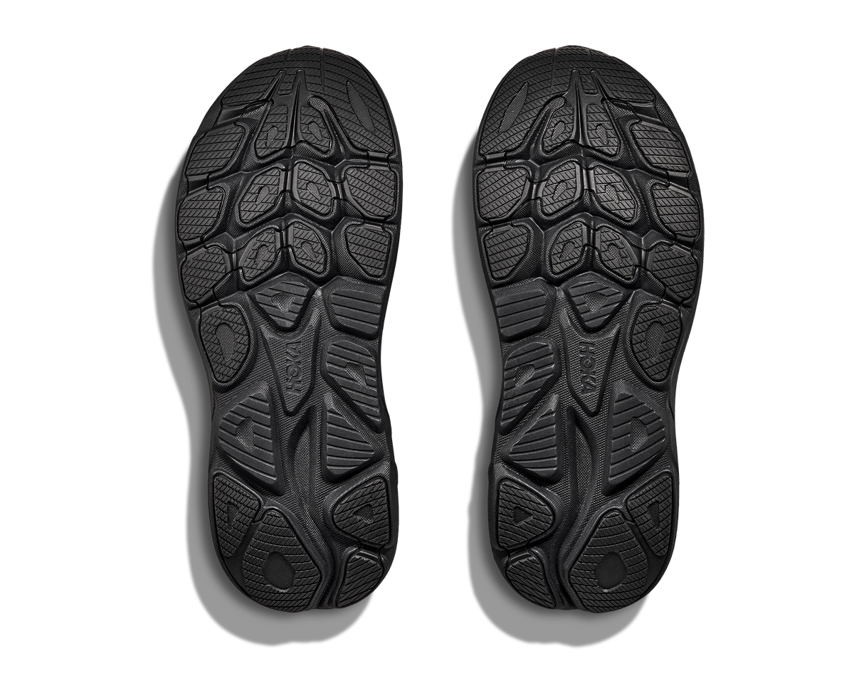 HOKA Men's Clifton 10 - BLACK / BLACK (Wide)