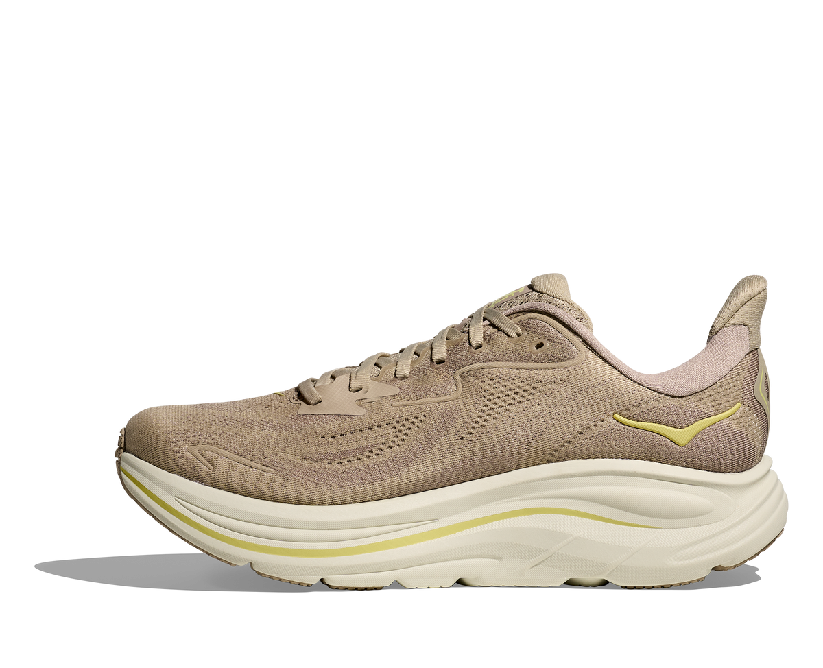 HOKA Men's Clifton 10 - RAW LINEN / STONE (Wide)