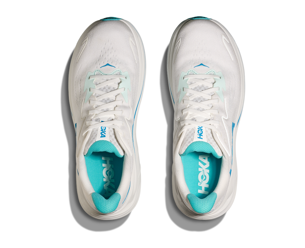 HOKA Men's Clifton 10 - WHITE / SKYWARD BLUE