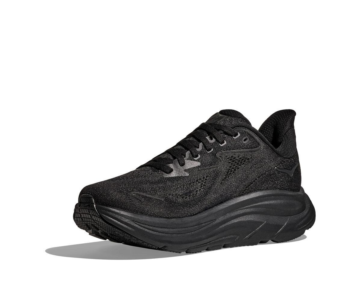 HOKA Women's Clifton 10 - BLACK / BLACK