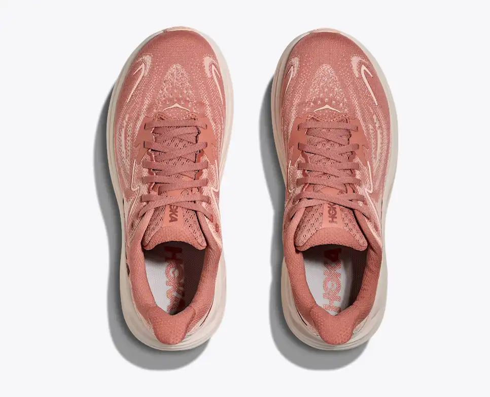 HOKA Women's Clifton 10 - BLUSH / ROSE LATTE (Wide)
