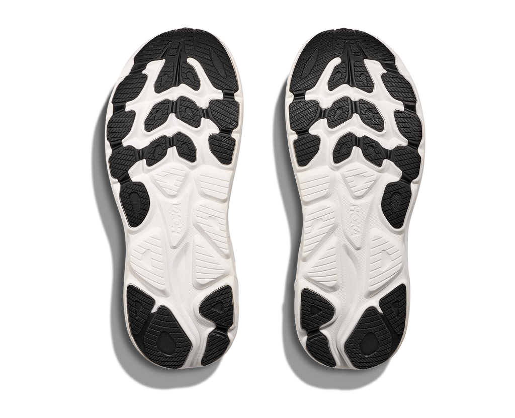 HOKA Women's Clifton 10 - BLACK / WHITE