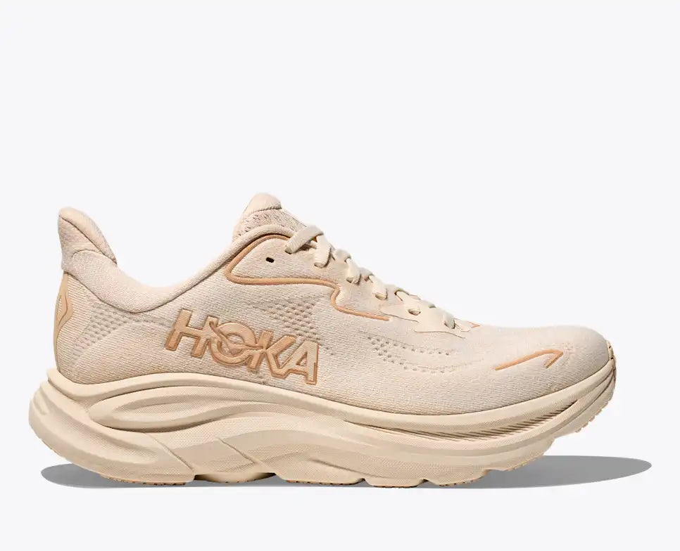 HOKA Women's Clifton 10 - VANILLA / BIRCH (Wide)