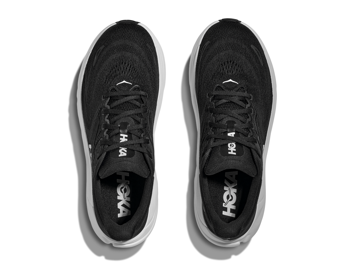 HOKA Men's Arahi 8 - BLACK / WHITE