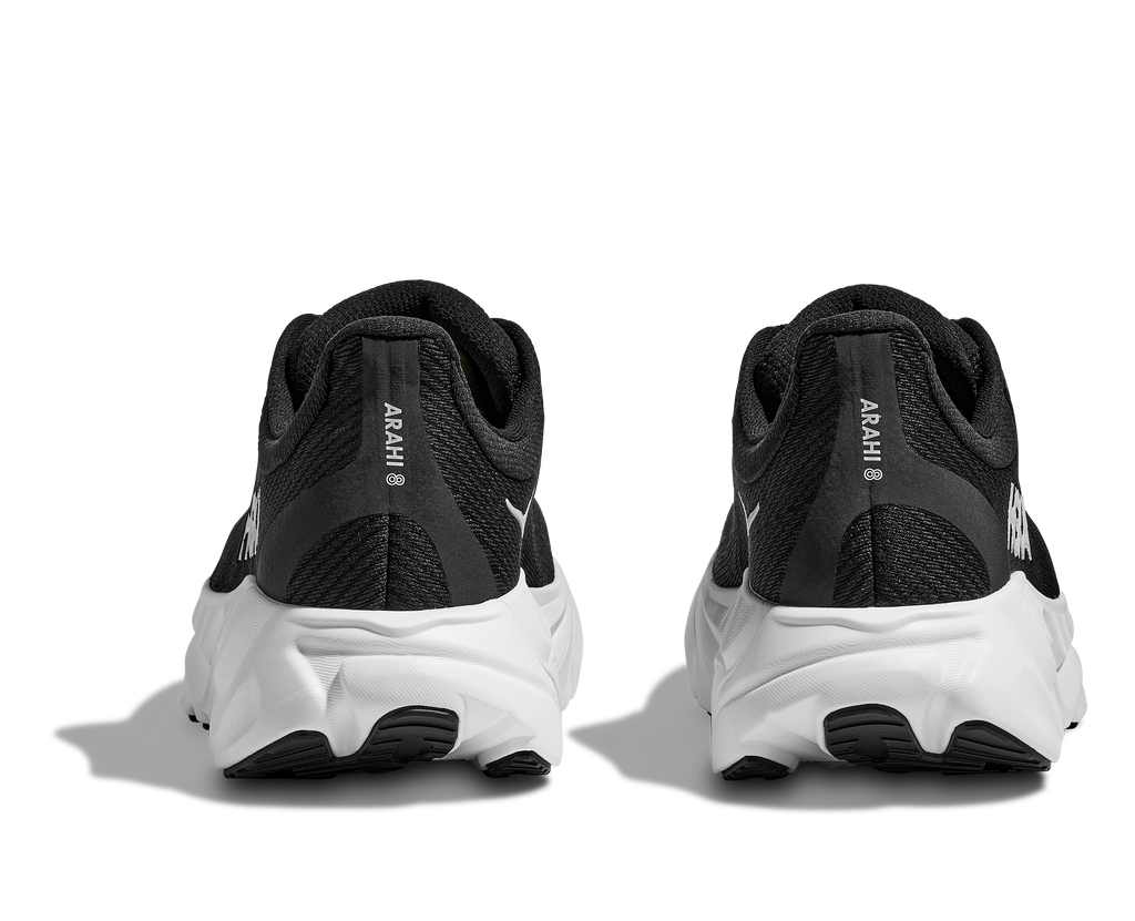HOKA Men's Arahi 8 - BLACK / WHITE