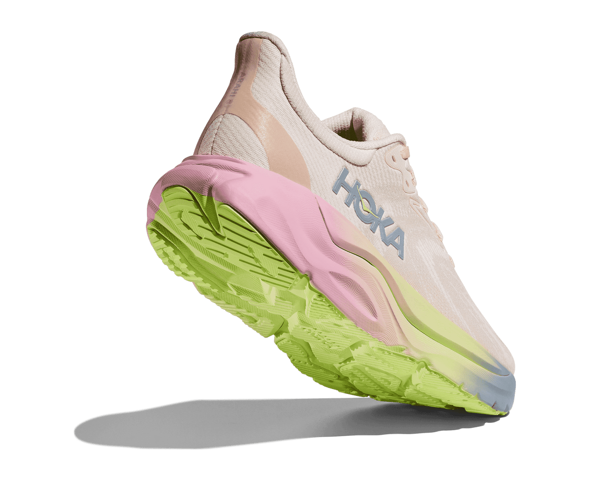 HOKA Women's Arahi 8 - ALABASTER / TANGERINE GLOW