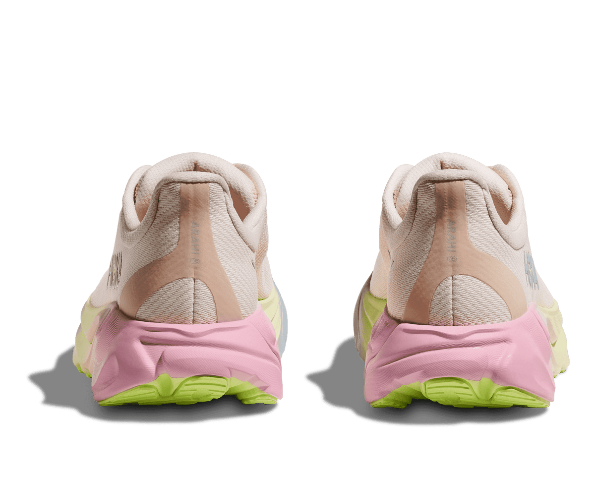 HOKA Women's Arahi 8 - ALABASTER / TANGERINE GLOW