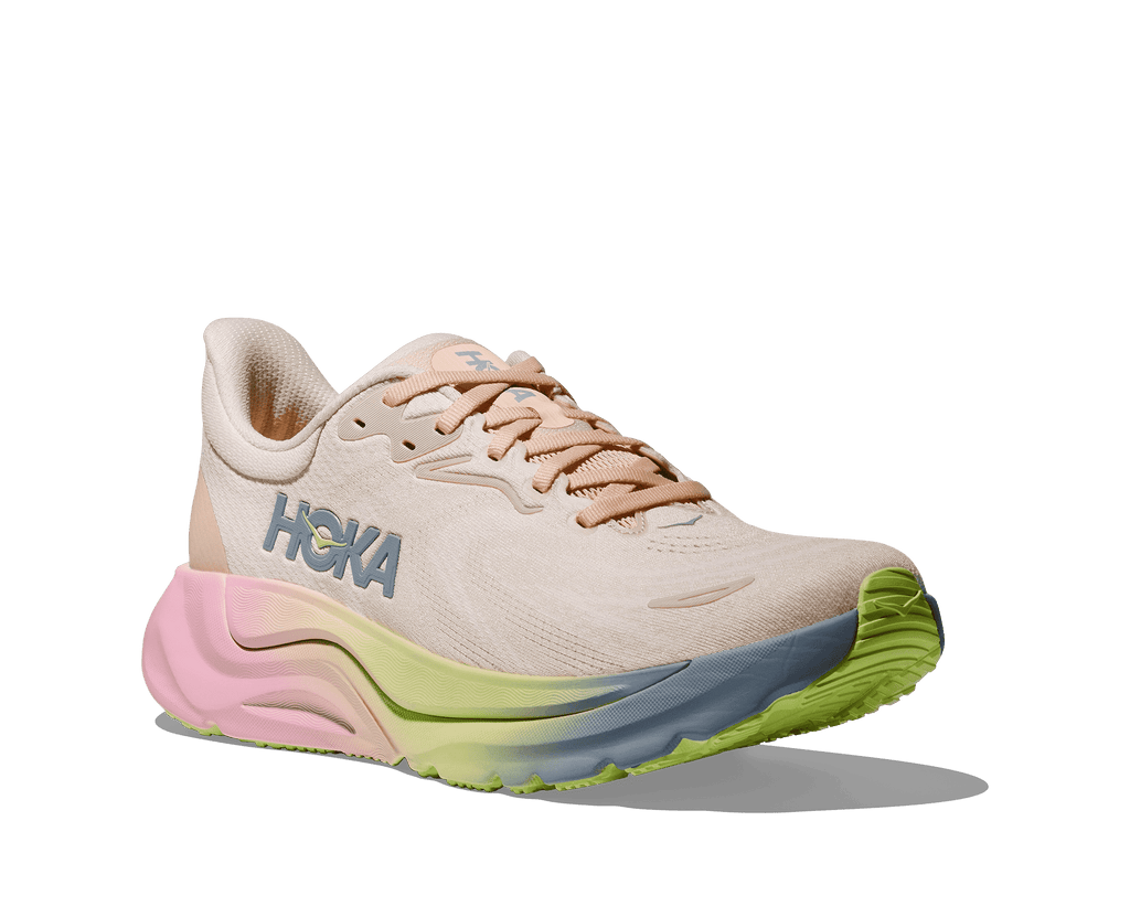 HOKA Women's Arahi 8 - ALABASTER / TANGERINE GLOW