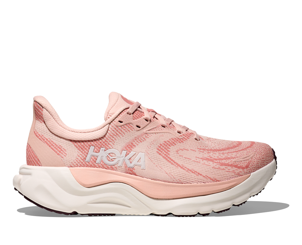 HOKA Women's Arahi 8 - ROSE CREAM / ALABASTER (Wide)