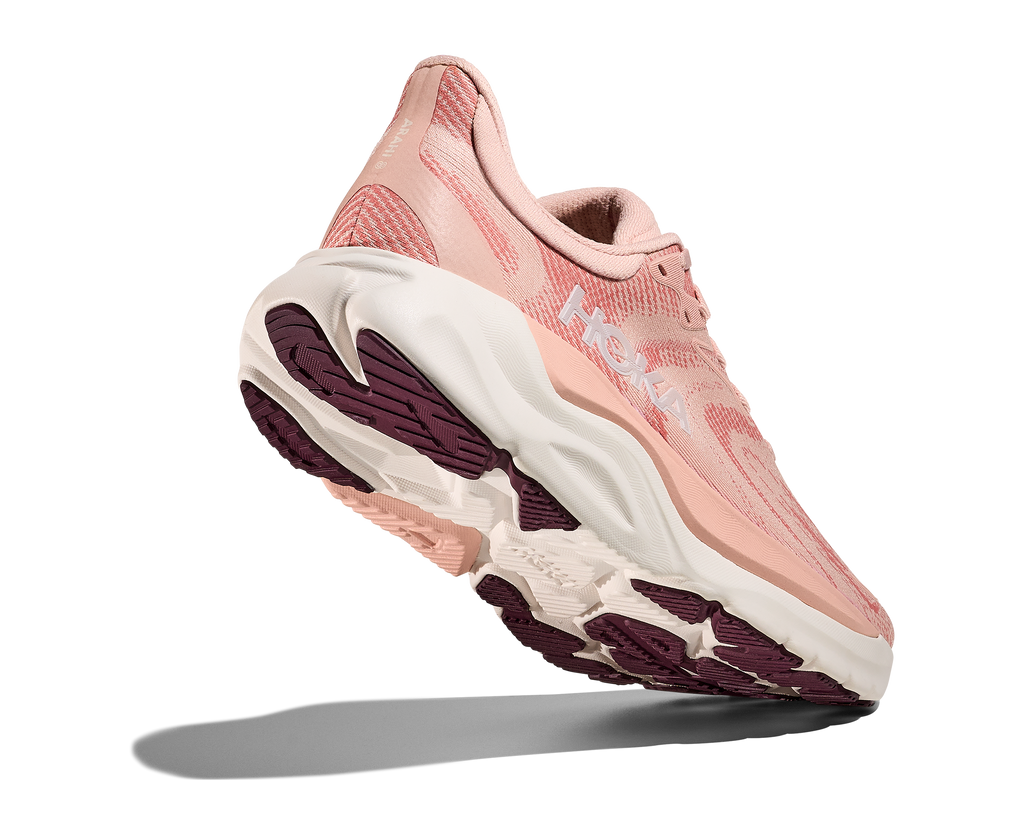 HOKA Women's Arahi 8 - ROSE CREAM / ALABASTER (Wide)