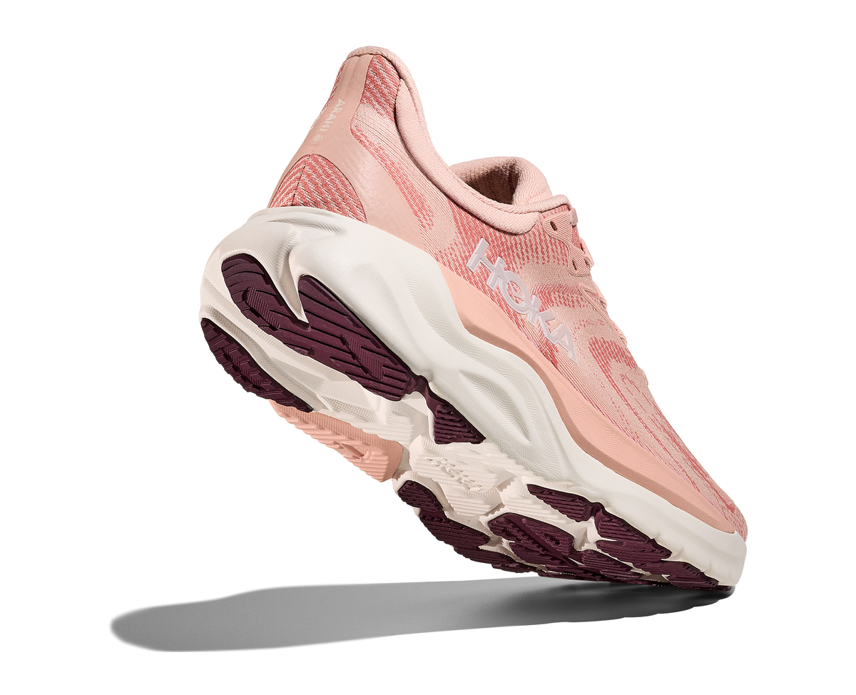 HOKA Women's Arahi 8 - ROSE CREAM / ALABASTER (Wide)