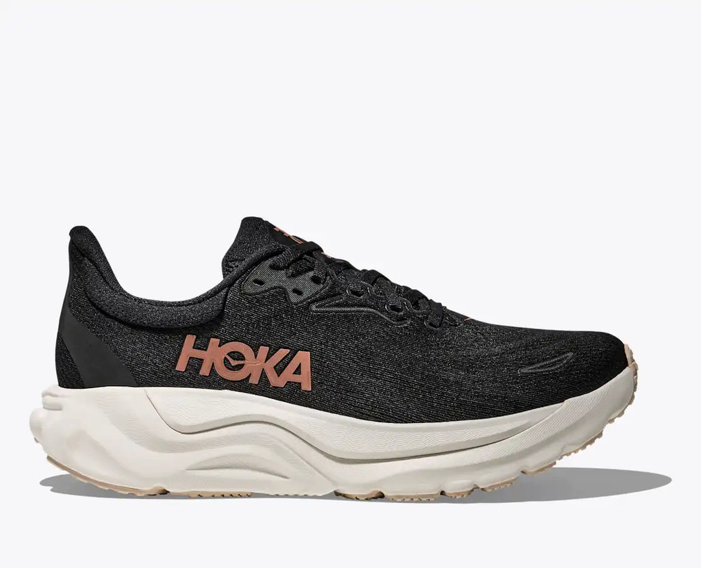 HOKA Women's Arahi 8 - BLACK / ROSE GOLD (Wide)