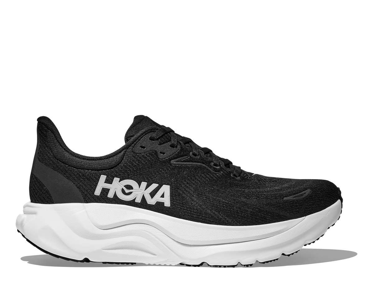 HOKA Women's Arahi 8 - BLACK / WHITE