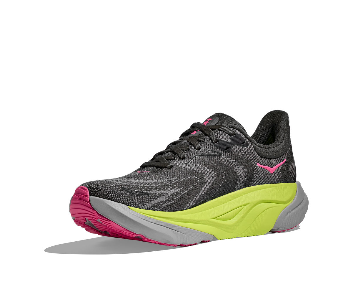 HOKA Women's Arahi 8 - CHARCOAL GREY / GREY SKIES