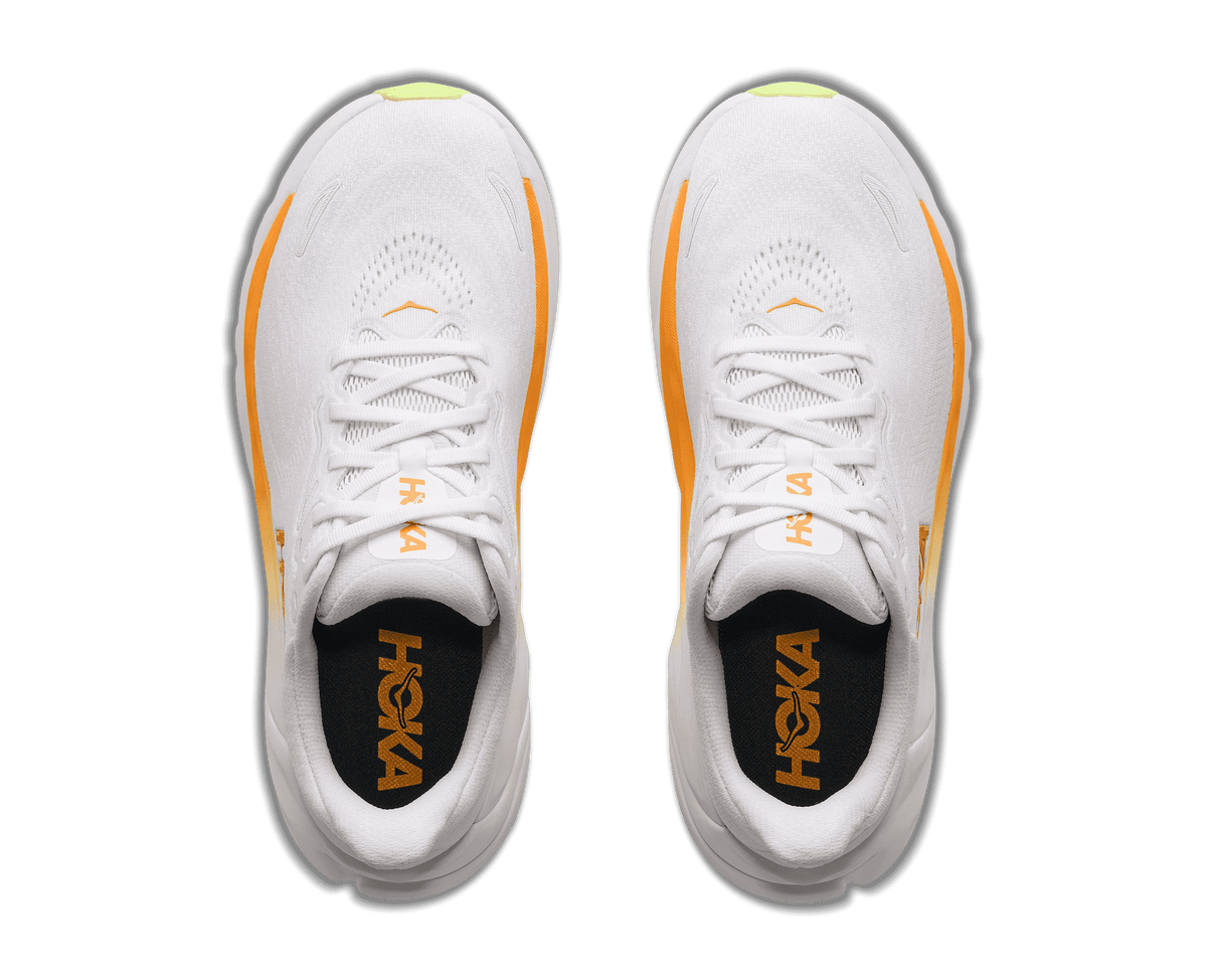 HOKA Women's Arahi 8 - FROST / SOLAR FLARE