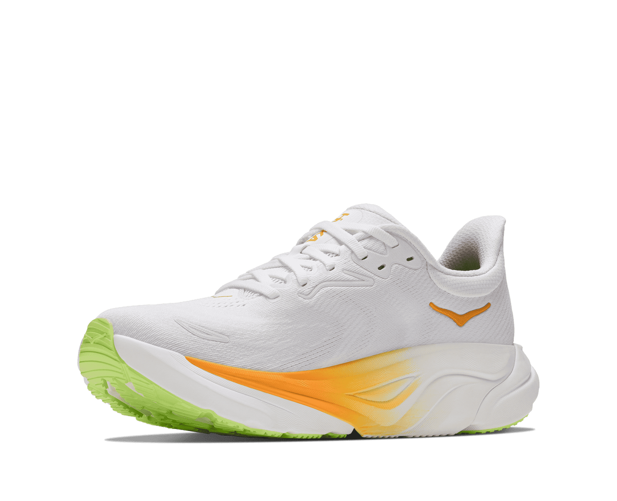 HOKA Women's Arahi 8 - FROST / SOLAR FLARE