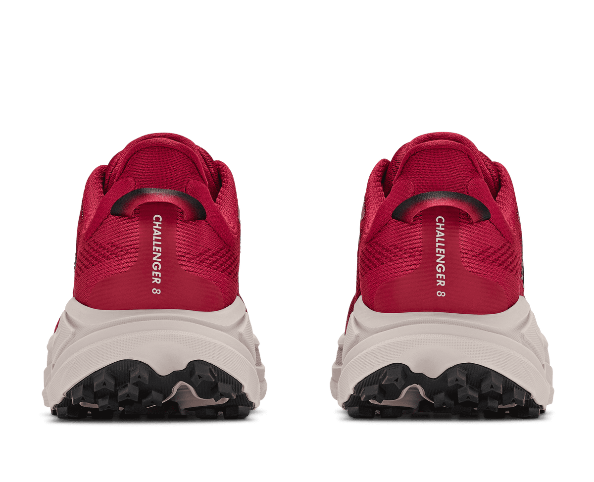 HOKA Men's Challenger 8 - RED AGATE / RIVER ROCK GREY