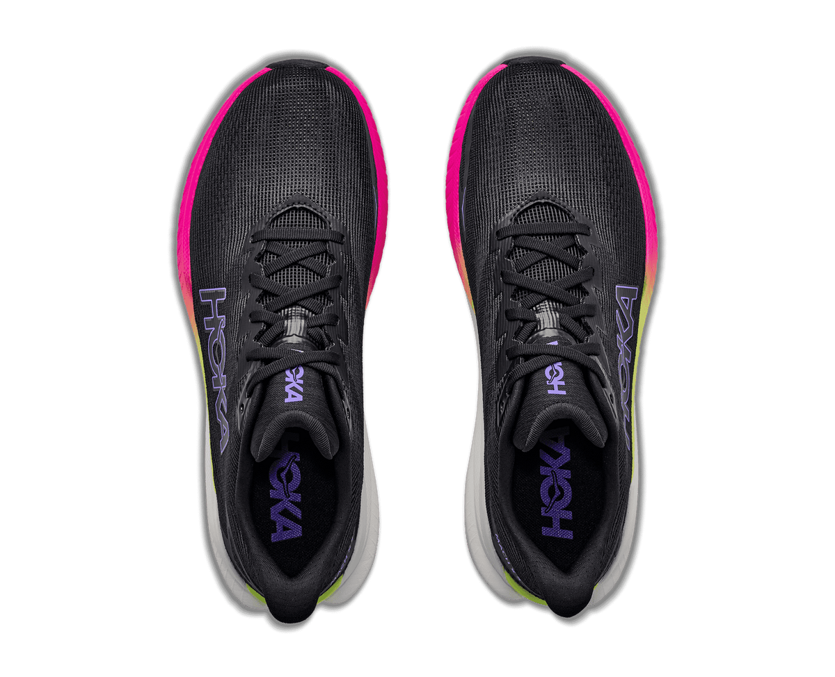 HOKA Men's Mach X 3 - BLACK / NEON NEBULA