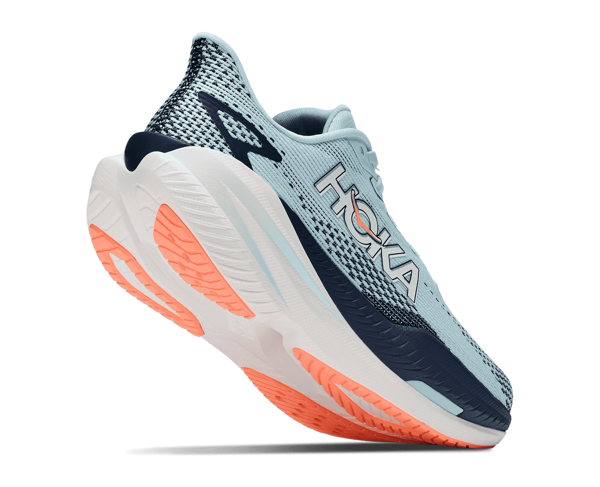 HOKA Women's Mach X 3 - GLIMMERING BLUE / VARSITY NAVY
