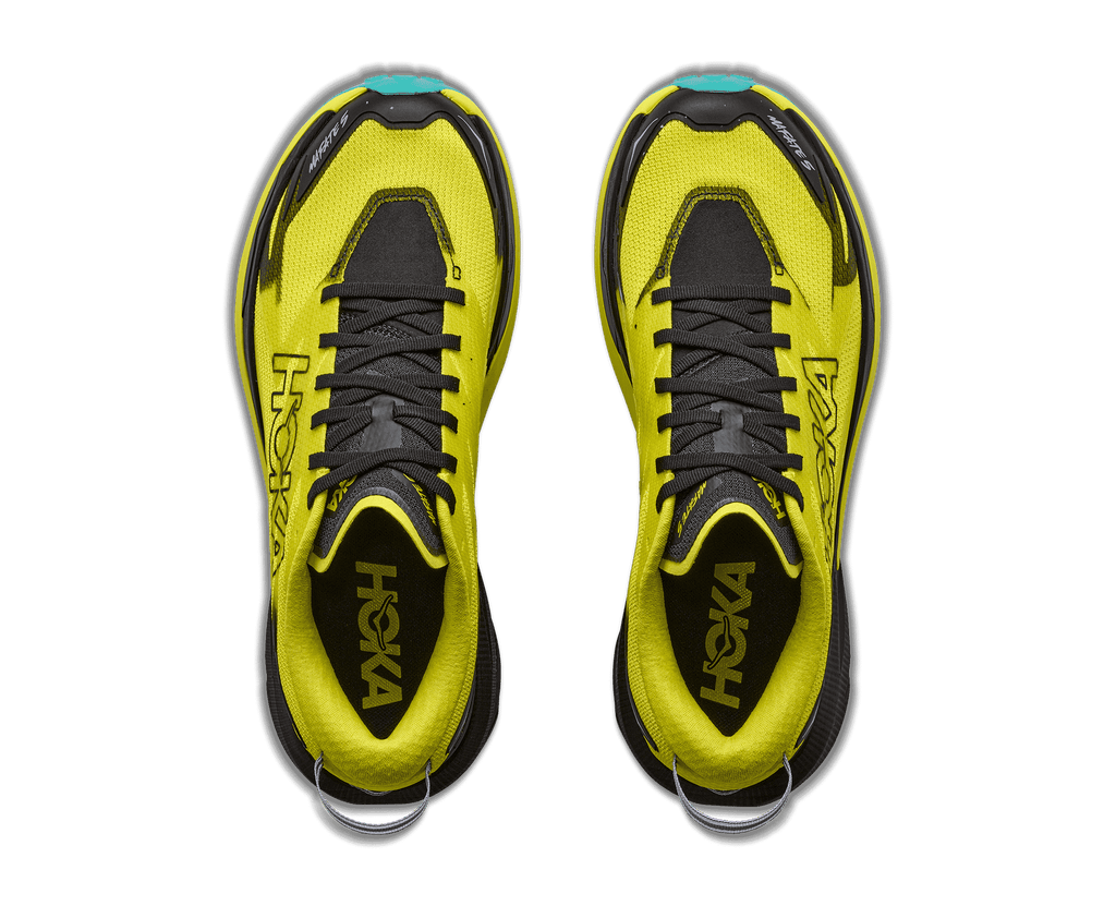 HOKA Men's Mafate 5 - BLACK / HOKA CITRUS