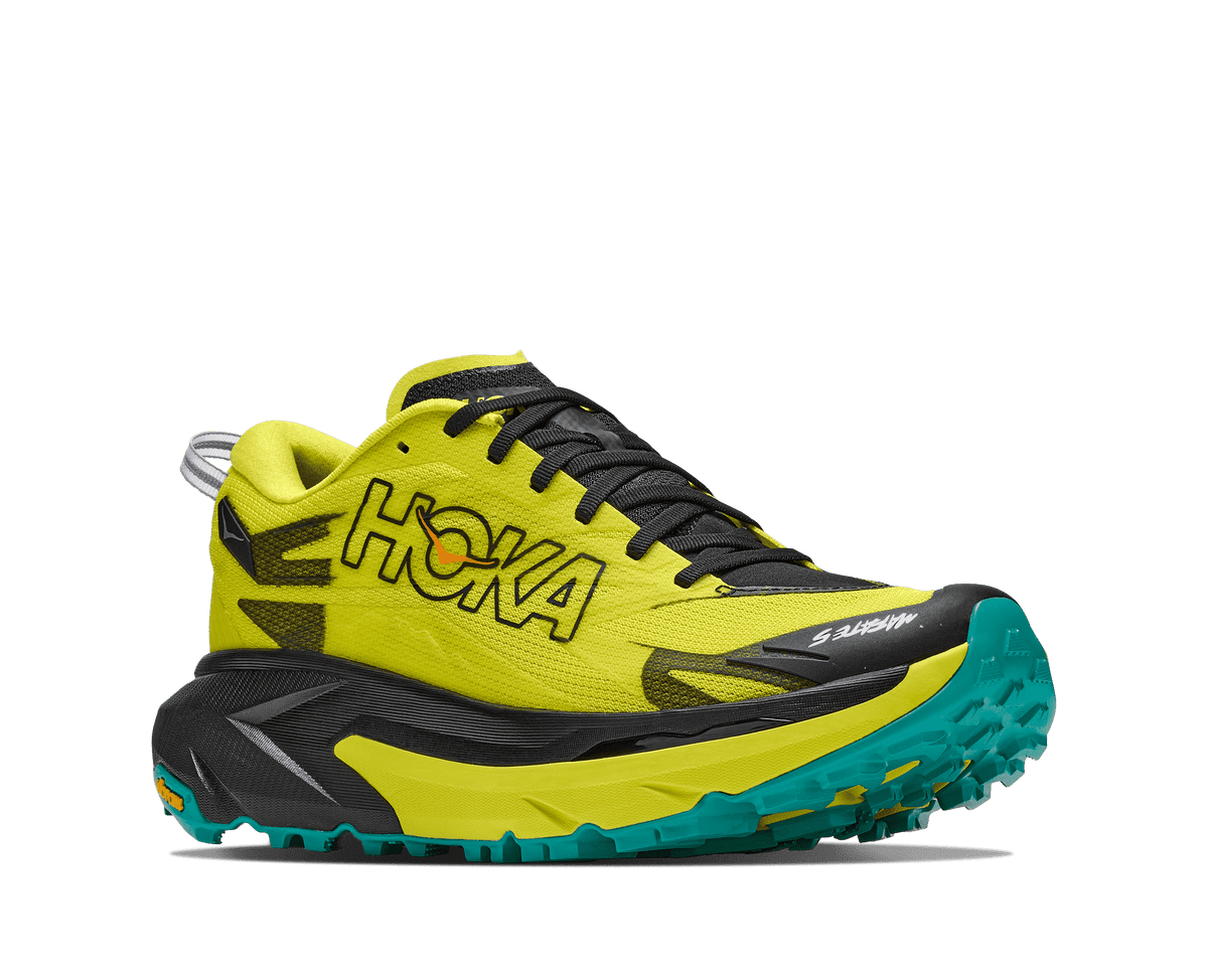 HOKA Men's Mafate 5 - BLACK / HOKA CITRUS