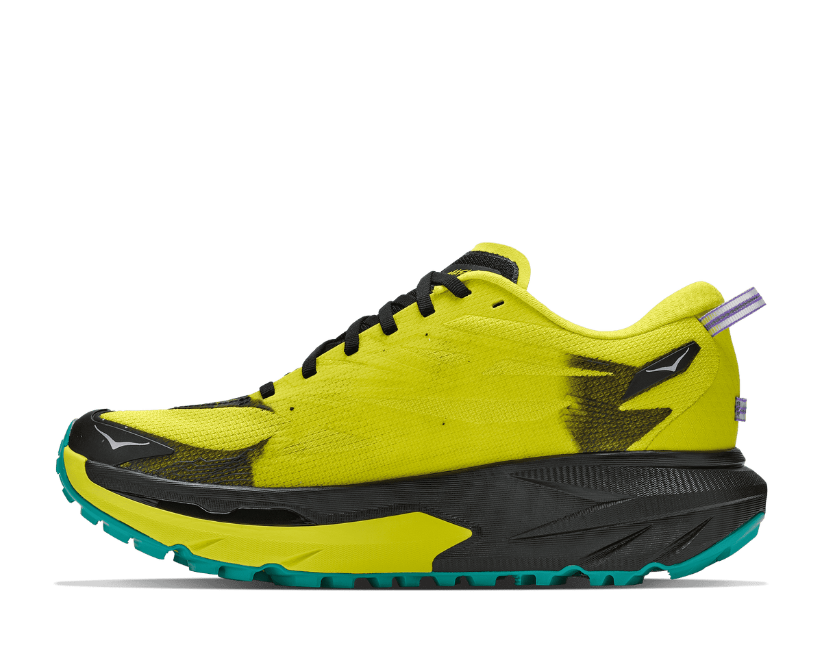 HOKA Men's Mafate 5 - BLACK / HOKA CITRUS