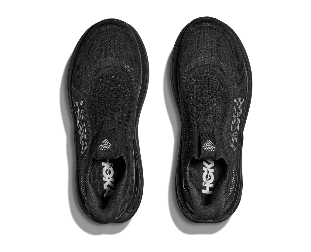 HOKA Men's Skyward Laceless - BLACK / BLACK