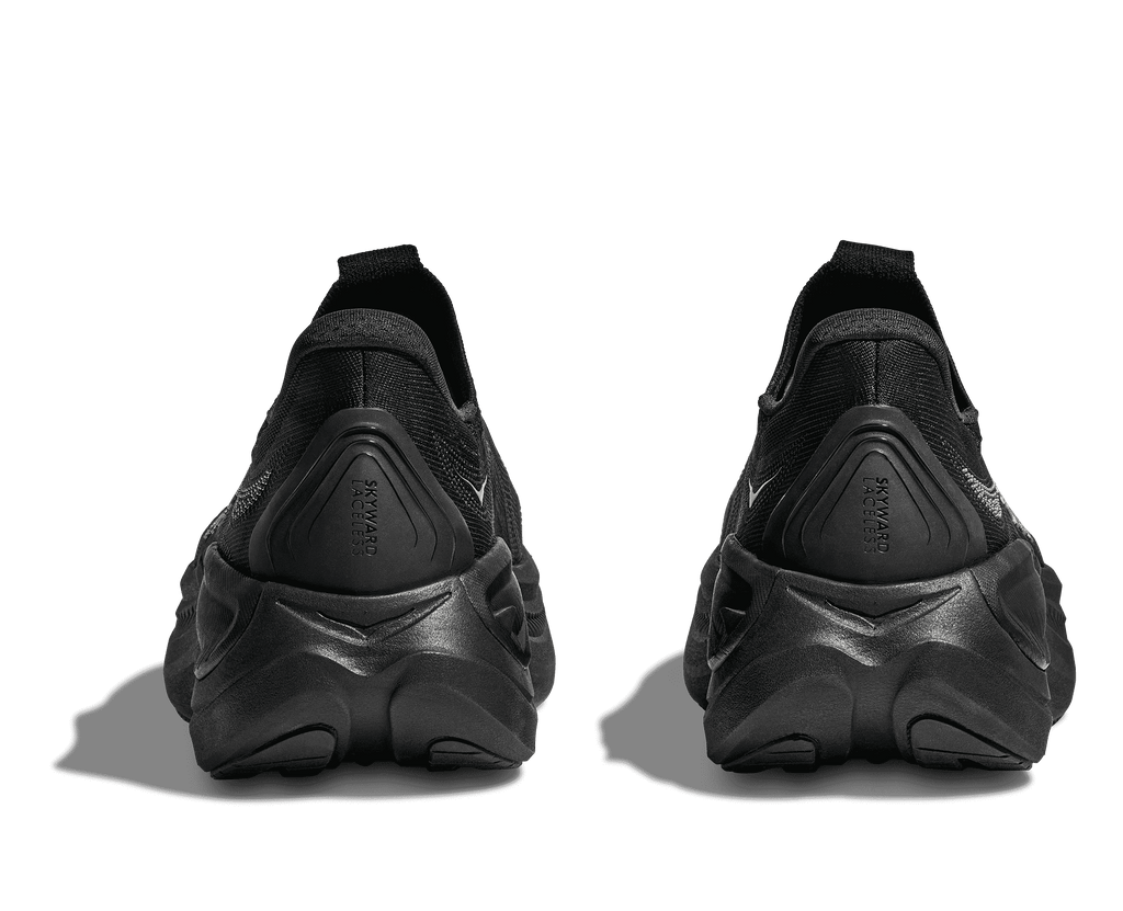 HOKA Men's Skyward Laceless - BLACK / BLACK
