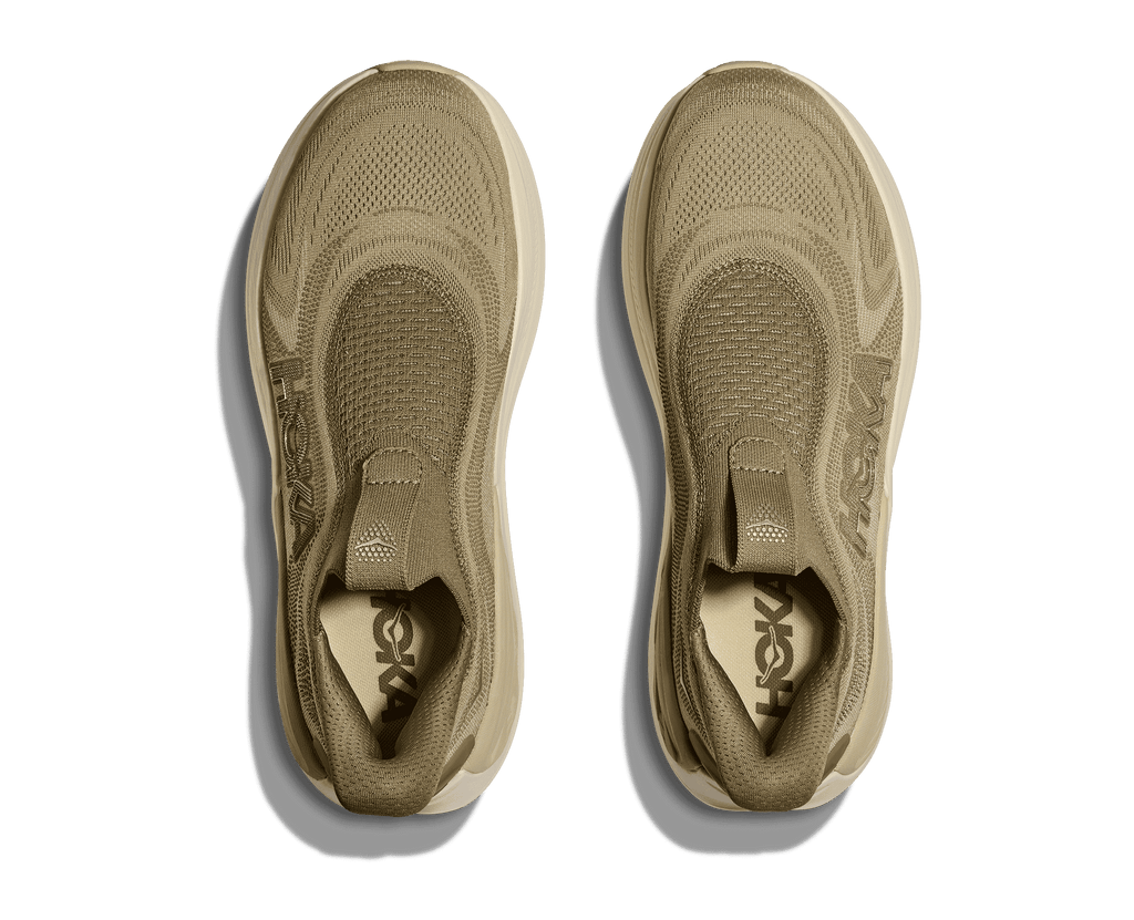 HOKA Men's Skyward Laceless - GRASSLAND / WILD MUSHROOM