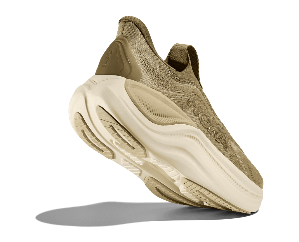HOKA Men's Skyward Laceless - GRASSLAND / WILD MUSHROOM