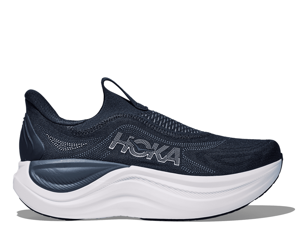 HOKA Men's Skyward Laceless - VARSITY NAVY / WHITE