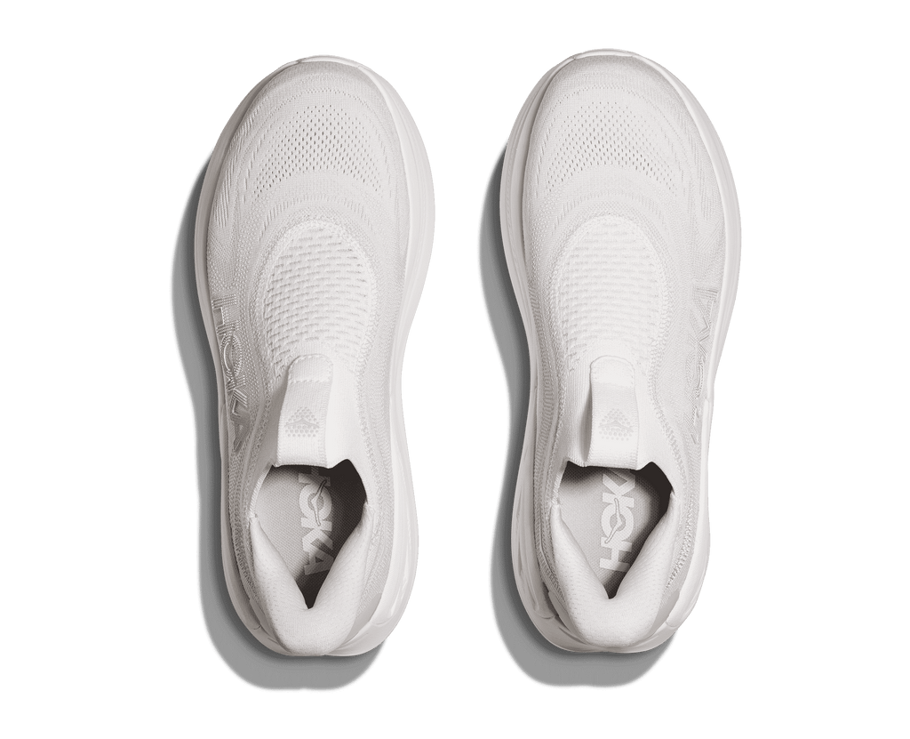 HOKA Men's Skyward Laceless - WHITE / WHITE