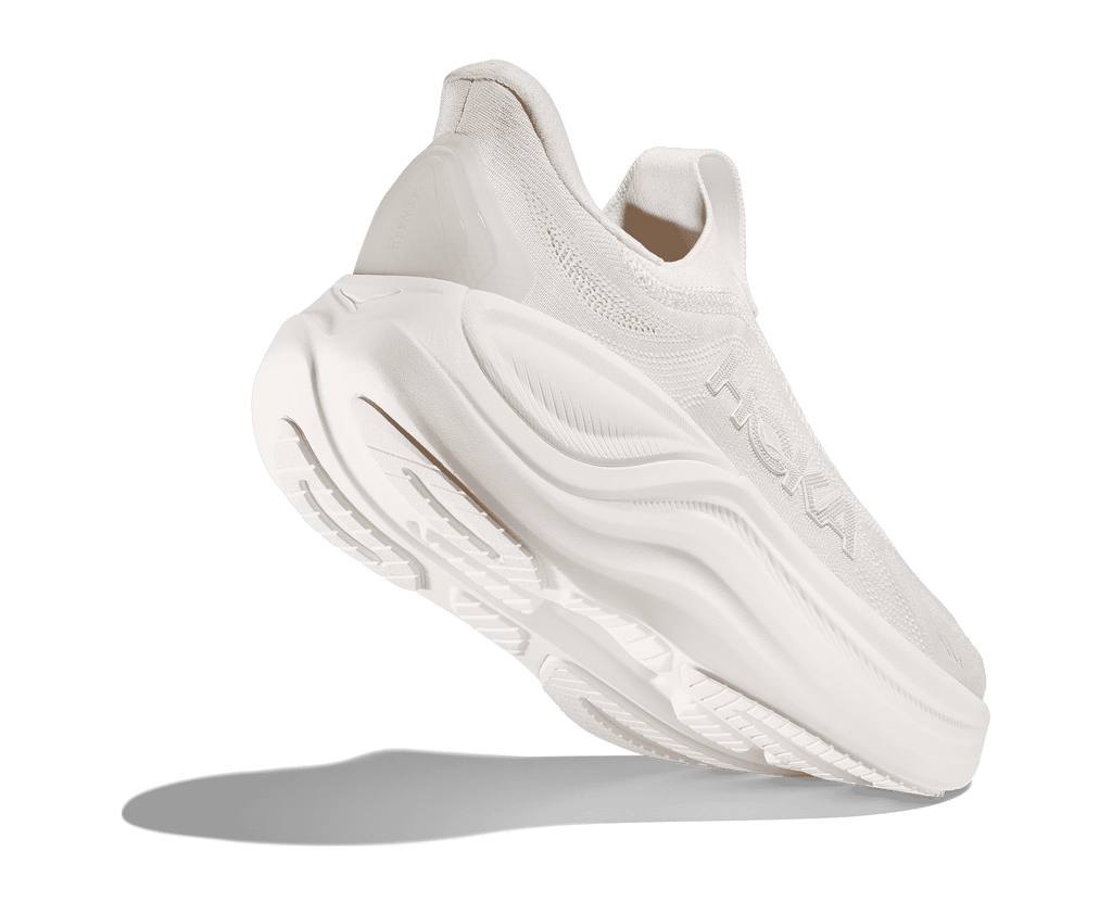 HOKA Men's Skyward Laceless - WHITE / WHITE