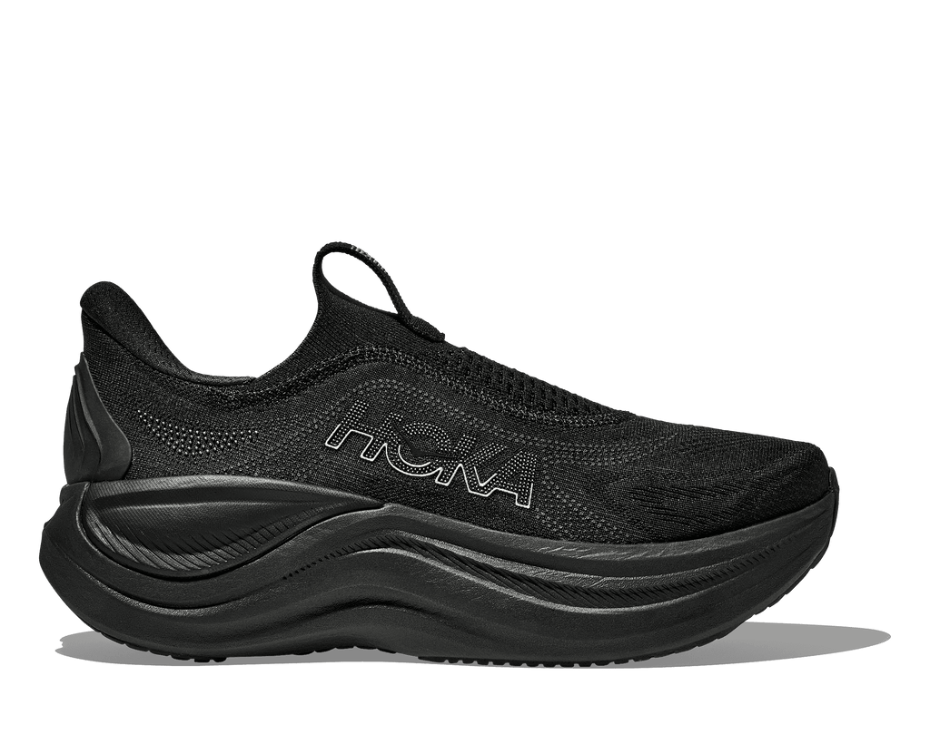 HOKA Women's Skyward Laceless - BLACK / BLACK