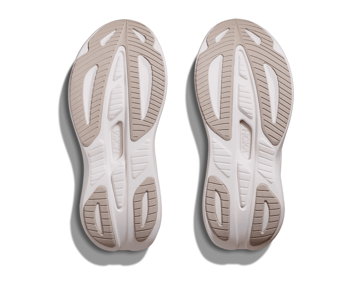 HOKA Women's Skyward Laceless - PUTTY / WHITE