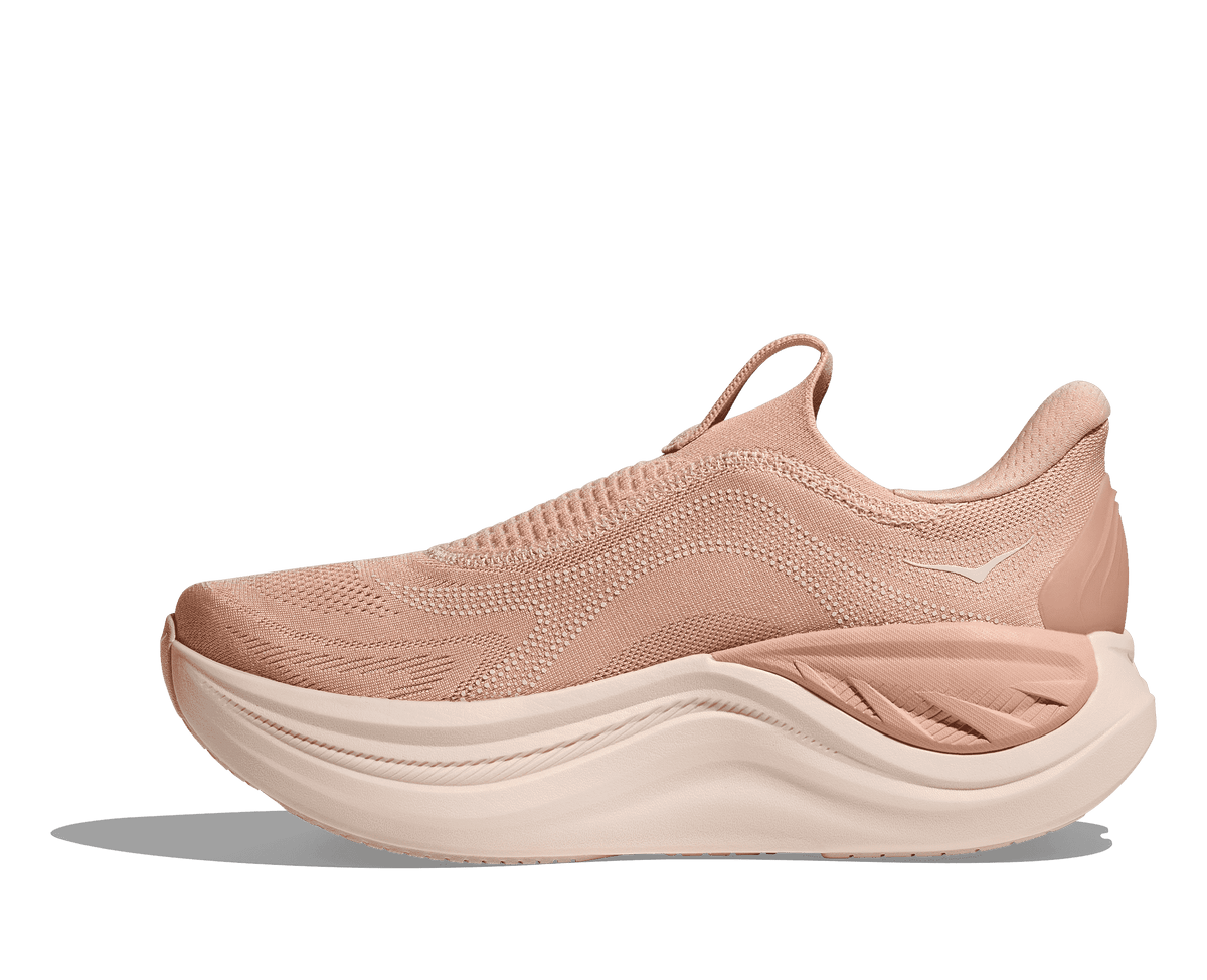 HOKA Women's Skyward Laceless - ROSE LATTE / ROSE CREAM
