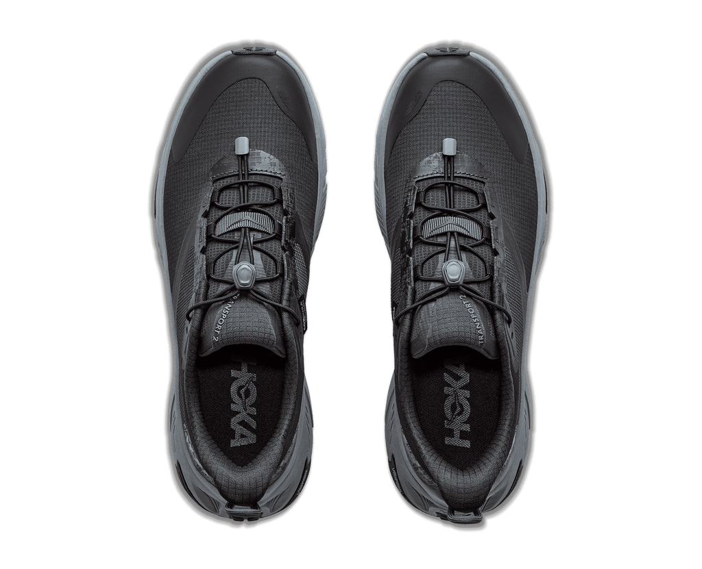 HOKA Men's Transport 2 - CARBON BLACK / WASHED BLUE