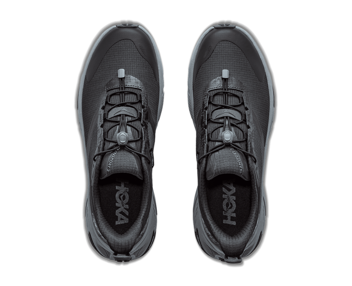 HOKA Men's Transport 2 - CARBON BLACK / WASHED BLUE