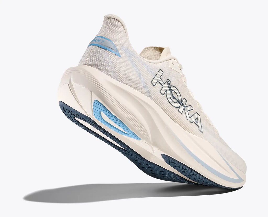HOKA Men's Mach 7 - ALABASTER / SOARING BLUE