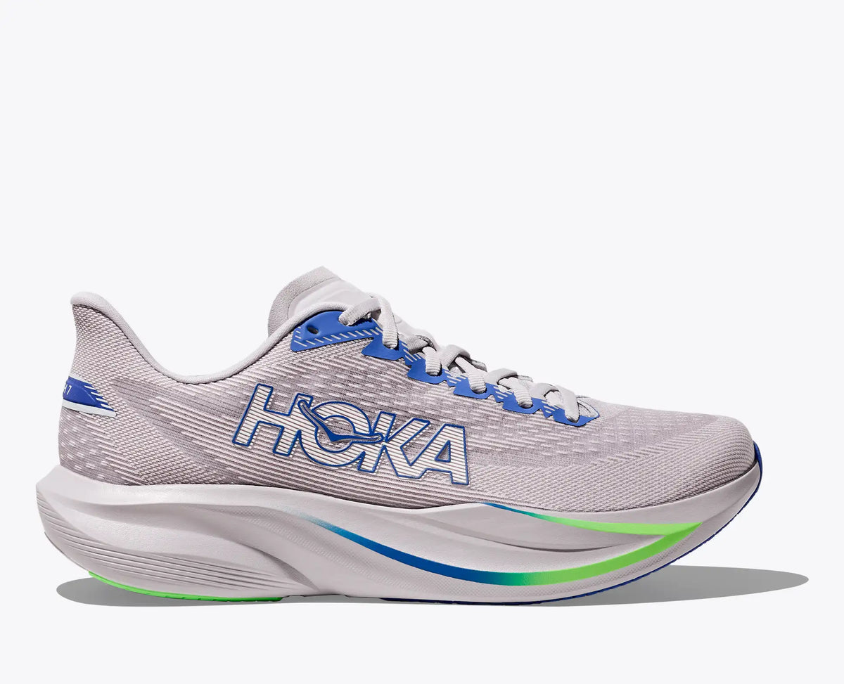 HOKA Men's Mach 7 - ASH GREY / COBALT BLUE