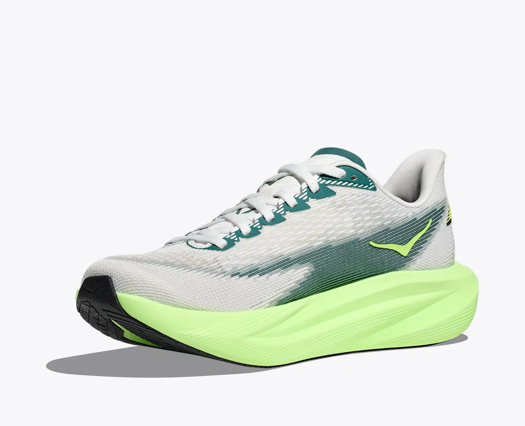 HOKA Men's Mach 7 - FROST / NEON YUZU