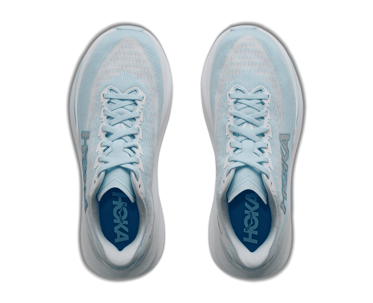 HOKA Women's Mach 7 - GLIMMERING BLUE / FROST (Wide)