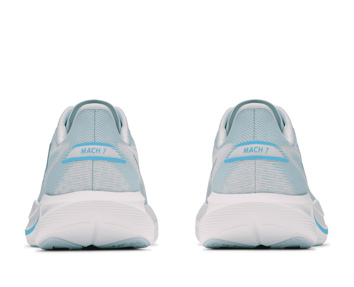 HOKA Women's Mach 7 - GLIMMERING BLUE / FROST (Wide)