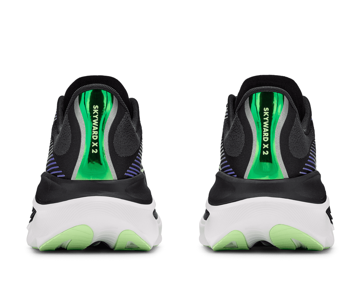 HOKA Men's Skyward X 2 - CARBON BLACK / NEON NEBULA