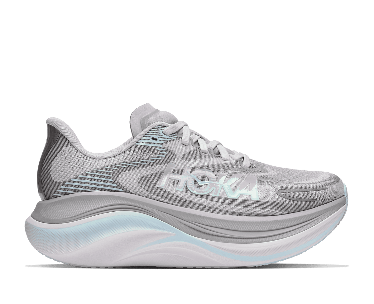 HOKA Women's Skyward X 2 - STARDUST / GLIMMERING BLUE