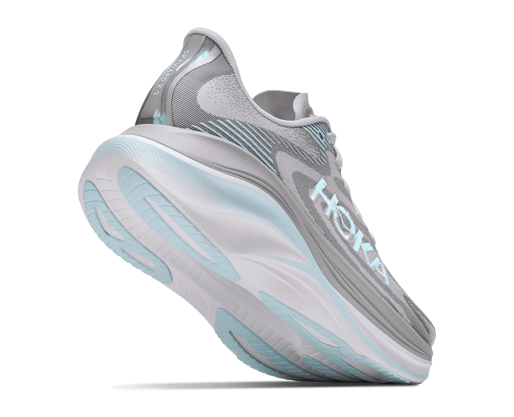 HOKA Women's Skyward X 2 - STARDUST / GLIMMERING BLUE